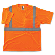 Ergodyne GloWear Class 2 Reflective Orange T-Shirt