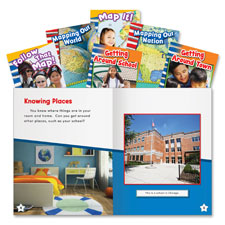 Shell Education Let's Map It! Six Book Set