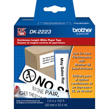 Brother BK on WE Continuous Length Paper Labels