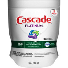 Procter & Gamble Cascade Platinum Dishwasher Packs