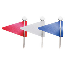 Gem Office Products Triangular Map Flags