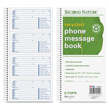 Tops Telephone Message Book