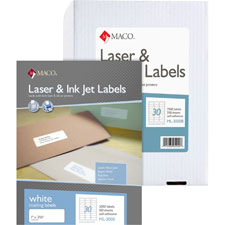 Maco Laser/Ink Jet Mailing Labels