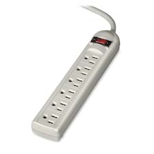 Fellowes 6-Outlet Power Strip w/6' Cord