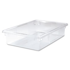 Rubbermaid Comm. 8-1/2 gal. Clear Food Tote Box