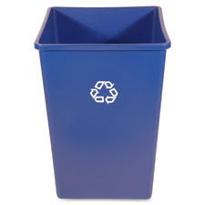 Rubbermaid Comm. 35-gal Square Recycling Container