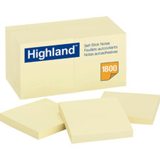 3M Highland Self-Sticking Note Pads