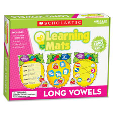 Scholastic Res. Gr K-2 Long Vowels Learning Mats