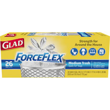 Clorox Glad ForceFlex 8-gal Quick-Tie Trash Bags