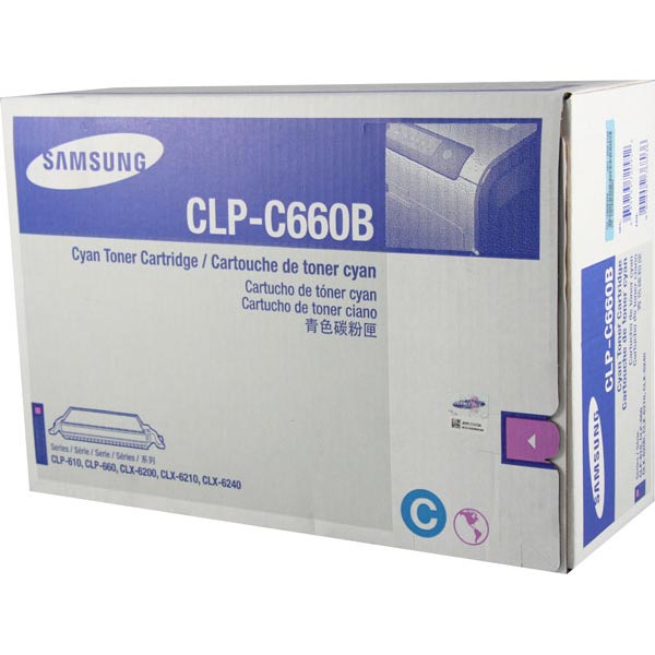 Samsung CLP-C660B Cyan OEM Toner Cartridge
