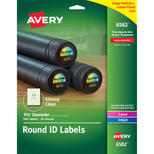 Avery Glossy Permanent Multipurpose Round Labels