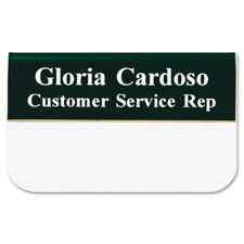 Xstamper 1"x3" Pocket Name Badge w/Logo