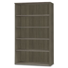 Mayline Medina Gray Laminate 5-shelf Bookcase