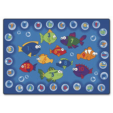 Carpets for Kids Fishing 4 Literacy Rectangle Rug