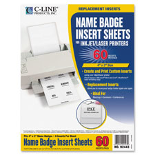 C-Line Laser/Inkjet Badge Insert Refills