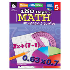 Shell Education 5th Grade 180 Days of Math Book