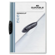 Durable Swing Clip Poly Report Covers