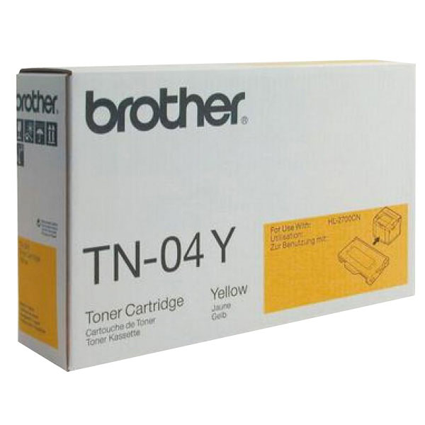 Brother TN-04Y Yellow OEM Toner Cartridge
