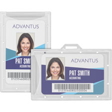 Advantus Clear ID Card Holder