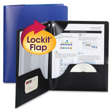 Smead Lockit Two-Pocket Folders