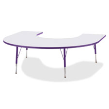 Jonti-Craft Elem. Ht. Prism Edge Horseshoe Table