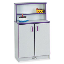 Jonti-Craft Rainbow Accents Play Kitchen Cupboard