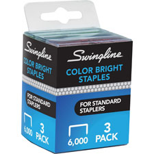 Swingline 1/4" Color Bright Staples