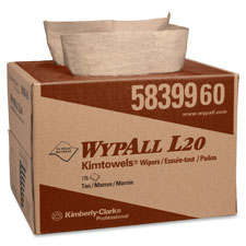 Kimberly-Clark WypAll L20 Wipers Brag Box