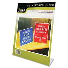 NuDell One-piece Vertical Sign Holder