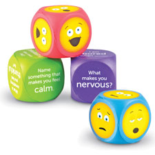 Learning Res. Soft Foam Emoji Cubes Set