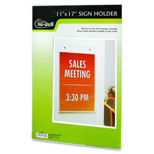 NuDell Vertical Wall Sign Holder