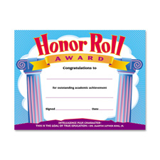 Trend Honor Roll Award Certificate