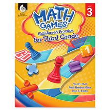Shell Education Grade 3 Math Games Practice Book
