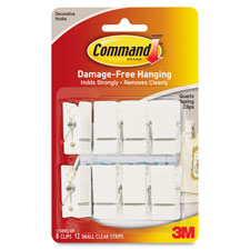 3M Command Quartz Spring Clips