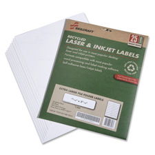 SKILCRAFT Recycled XL Laser/Inkjet Labels