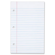 Tops 3-hole Punched College-ruled Filler Paper