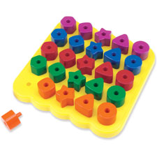 Learning Res. Stacking Shapes Pegboard