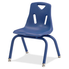 Jonti-Craft Powder-ctd Leg Color 10" Plastic Chair