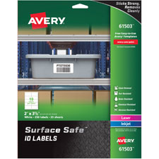 Avery Surface Safe ID Labels