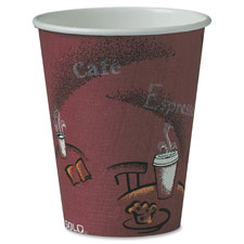 Solo Cup Bistro Design Disposable Paper Cups