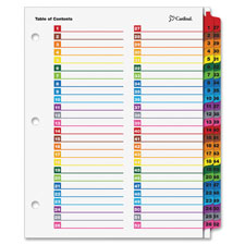 Cardinal OneStep Printable Dividers