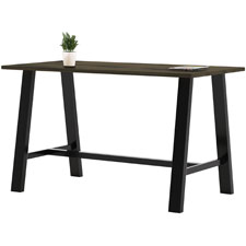 KFI Seating Midtown Solid Wood Top Cafe Table