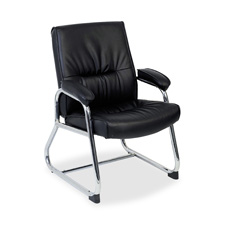 Lorell Bridgemill Leather Executive Guest Chair