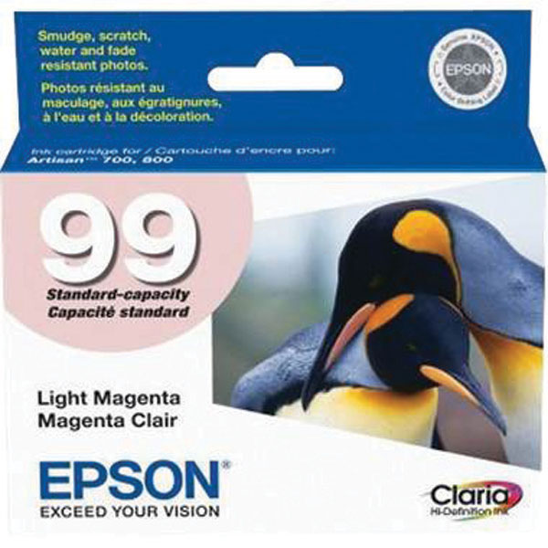 Epson T099620 (Epson 99) Light Magenta OEM Inkjet Cartridge