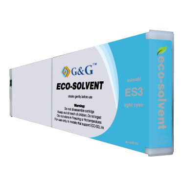 Premium Quality Light Cyan Eco Solvent Ink compatible with Mimaki ES3 LC-440