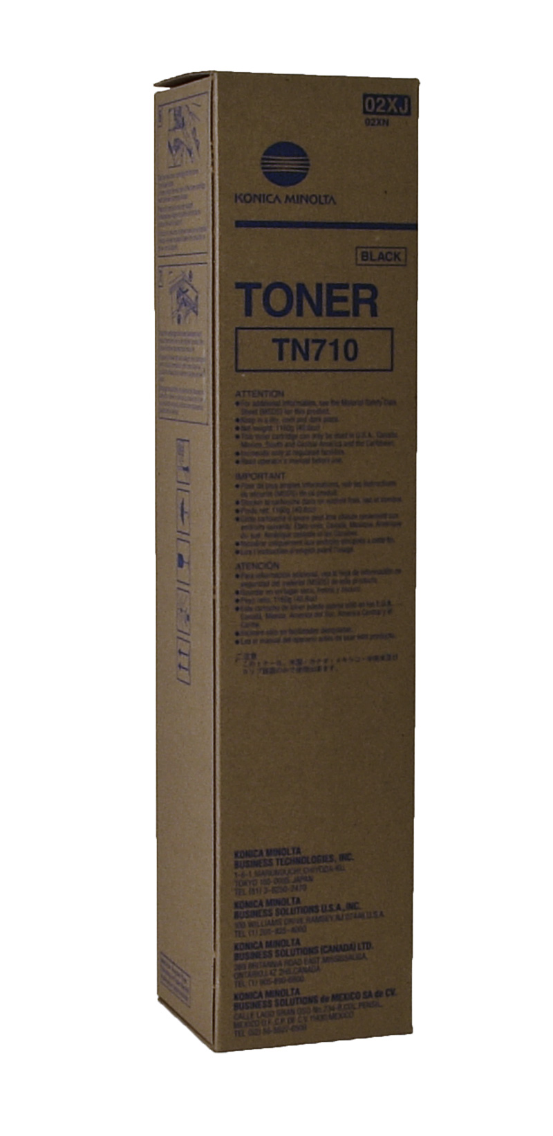 Konica Minolta TN-710 Black OEM Laser Toner Cartridge