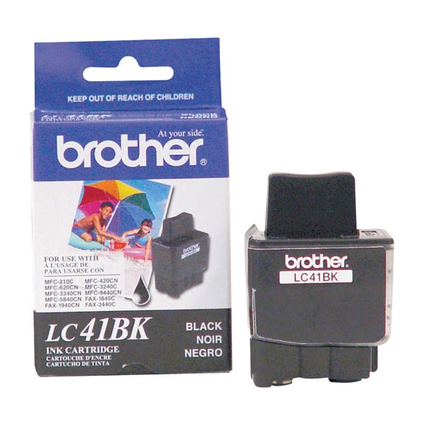 Brother LC-41BK Black OEM Inkjet Cartridge
