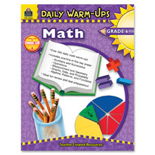Teacher Created Res. Gr 6 Math Daily Warm-Ups Book
