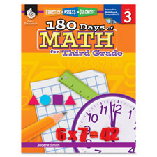 Shell Education 3rd Grade 180 Days of Math Book