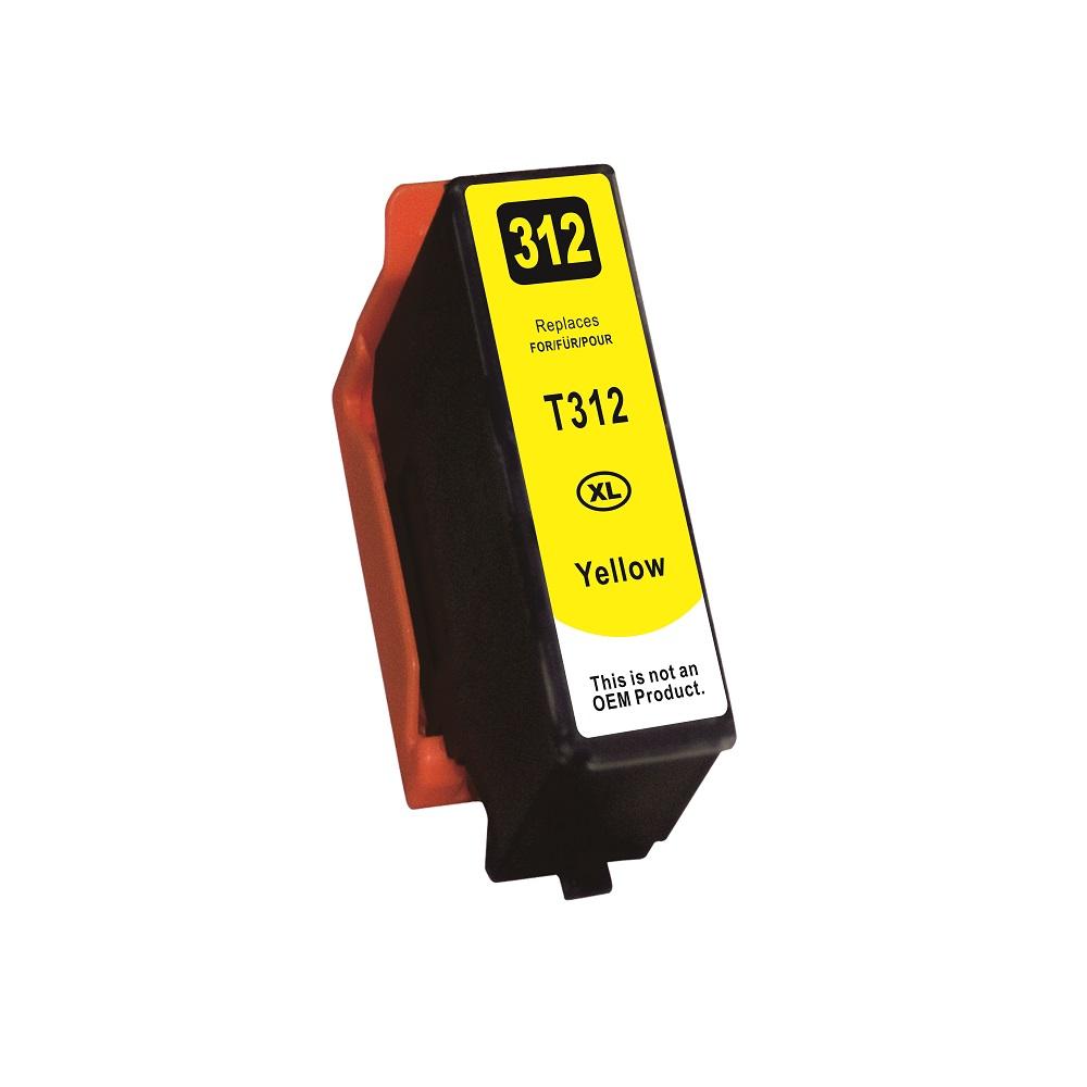 Premium Quality Yellow High Yield Ink Cartridge compatible with Epson T312XL420-S (Epson 312XL)
